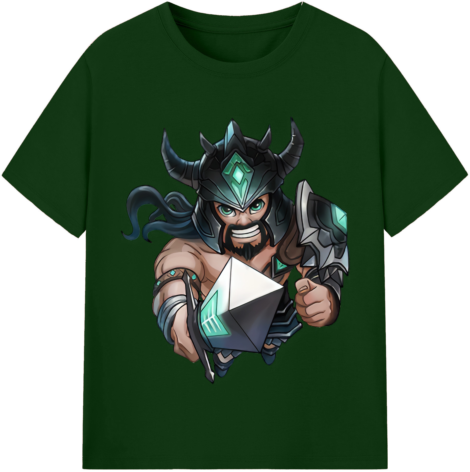 リーグ・オブ・レジェンド League of Legends LOL 綿100％半袖Tシャツ（フロントプリント）